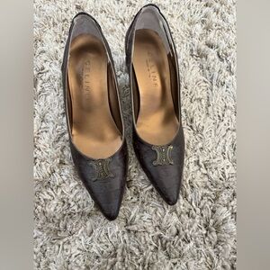 Celine Brown emblem Heels